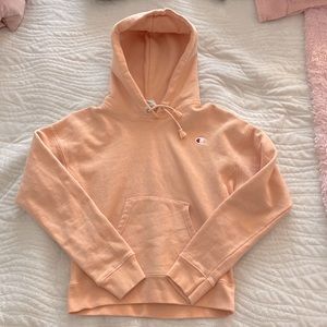 Peach champion hoodie